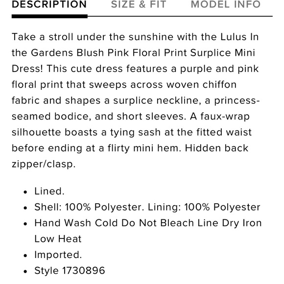 Floral wrap dress - Picture 3 of 4